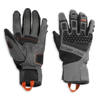 NWT Harley Davidson Men's Grit Adventure Full-Finger Gloves in Black 3XL - image 1 of 4