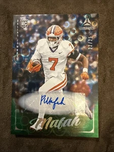 Phil Mafah [Green Autograph] #116 2025 Panini Luminance 22/25 - Bild 1 von 2