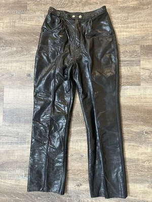 Brooks кожаная спортивная одежда мотоциклетные брюки брюки 26 x 28 черный прямой подкладки - Изображение 1 из 4