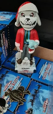Mahoning Valley Scrappers Navidad Vacaciones Scrappy Bobblehead SGA 25/07/25 Foto 1 de 2