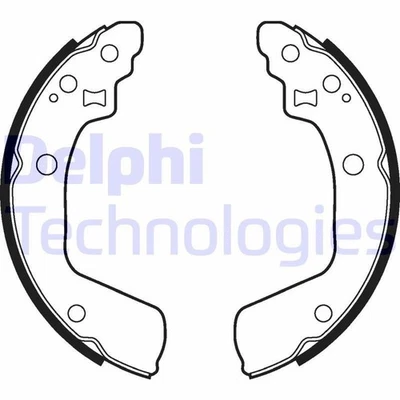DELPHI LS2046 Bremsbackensatz Trommelbremse Hinten für SUZUKI SWIFT III (MZ, EZ) - Bild 1 von 4