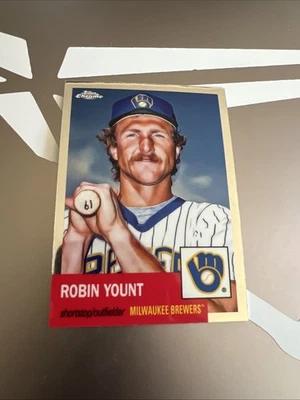 2022 Topps Chrome Platinum Anniversary #409 Robin Yount Milwaukee Brewers Card - Image 1 of 2