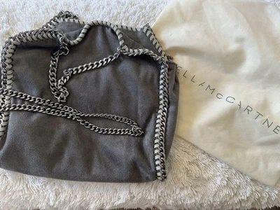 Bolso de Hombro Stella Mccartney Imitación Cuero Falabella Auténtico Gris Mujeres Reino Unido 122673 Foto 1 de 4