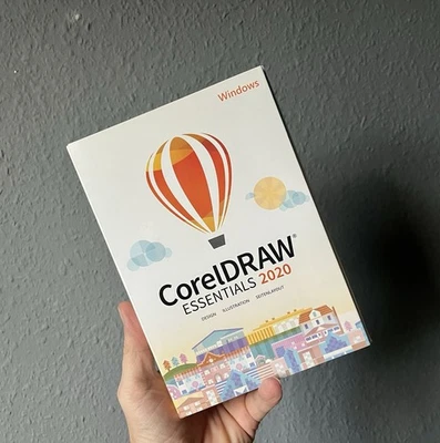 COREL CorelDRAW Essentials 2020, Windows 10 Deutsch DVD Box Hobby Grafikprogramm - Bild 1 von 4