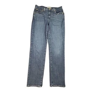 LEVIS Jeans Womens Size 31 724 High Rise Straight Blue 31x32 Medium Wash - Picture 1 of 19