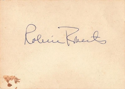 Robin Roberts Original Autograph Signed Philadelphia Phillies MLB  *Ab14c - Image 1 of 2