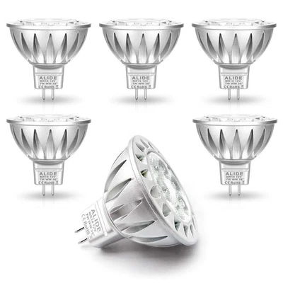 MR16 7W GU5.3 Led Bulbs Replace 50W-75W Halogen Equivalent,2700K Warm White,1... - Image 1 of 4