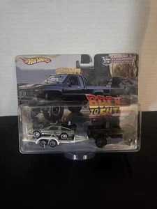 Delorean Back To Future & Toyota Truck Custom Hot Wheels Team Transport w/RR2 * - Picture 1 of 8