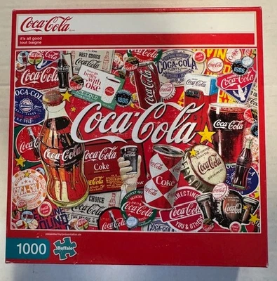 2017 Coca Cola 1000 Piece Puzzle "It's All Good" NEW Ships FREE in the USA - Image 1 of 4