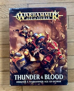 Warhammer Age of Sigmar Thunder & Blood Starter Set Collection FR Aos Khorn Gw - Imagen 1 de 6