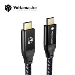 Yottamaster USB-C to USB-C Cable Fast Charger Type C Charging Cord 20Gbps 100W - Picture 1 of 15