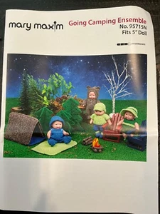 MARY MAXIM Going Camping Ensemble +  5" Doll KIT - Picture 1 of 3