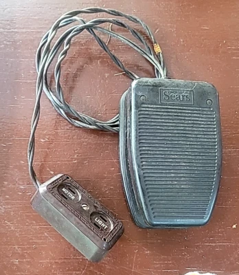 Sears Sewing Machine Foot Control Pedal Speed Control Model 6802 - Image 1 of 4