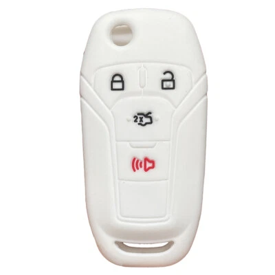 Fit Ford F-150 F-250 Fusion 4 BNT Flip Remote Smart Key Fob Silicone Case Cover  - Image 1 of 4