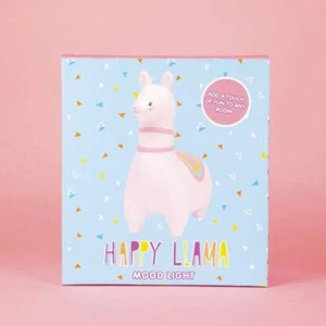Happy Llama Mood LED Light Nightlight Bedside Table Desk Top Lamp Cute Gift New - Picture 1 of 4