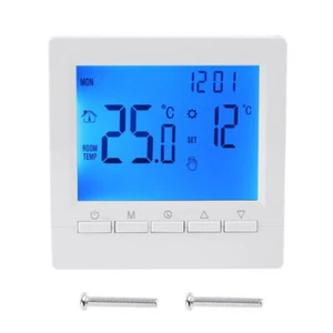 Digital Gas Boiler Thermostat 3A Weekly Programmable Room Temperature Controller - Picture 1 of 14