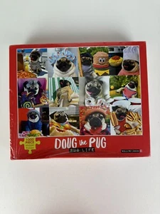 New - Willow Creek Press Doug the Pug - Pug Life: 1000 Pcs - Ages 12+ - Picture 1 of 2