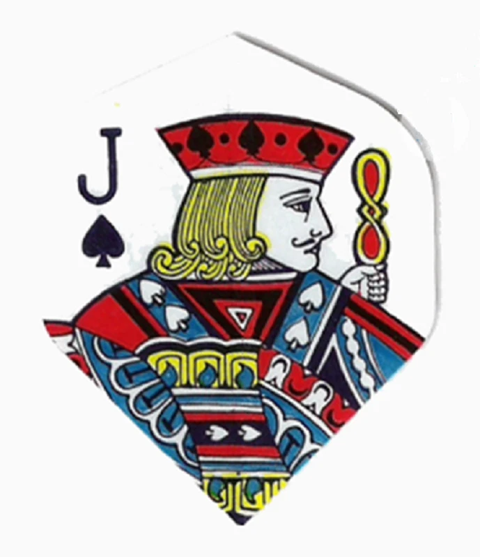 US DARTS AKQJ Spades Standard Dart Flights 5 sets (15 flights) - 75 Micron w/tracking