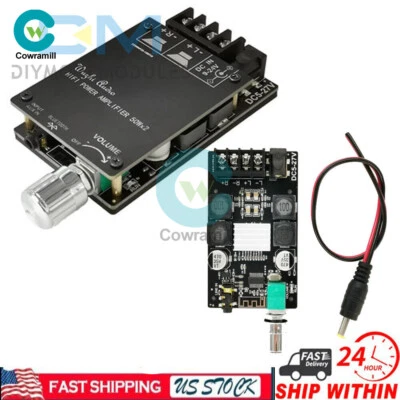 TPA3116 AUX+Bluetooth 2*50W Amplificatore di potenza audio digitale stereo HIFI con filtro - Immagine 1 di 4