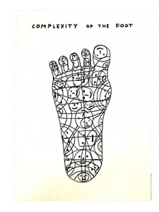 David Shrigley Complexity of the Foot limited edition poster - Picture 1 of 1