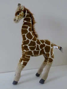 HANSA 18 Inches Brown Giraffe Stuffed Animal Toy  - Picture 1 of 5