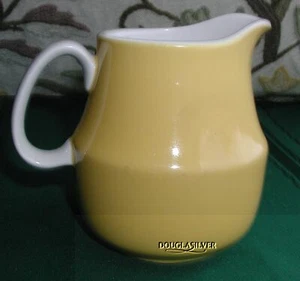 Mikasa 3 5/8" Porzellan Milchkännchen leuchtend zitronengelbe Farbe D1360 - Bild 1 von 2