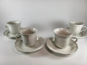 Mikasa French Countryside F9000 Set Of (4) 3 3/8” Coffee Cup & Saucer Sets - Picture 1 of 11