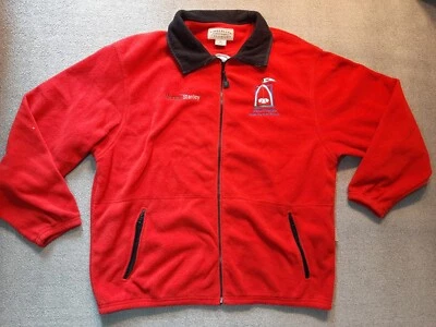 Chaqueta Timberline Para Hombre XL Roja Cremallera Completa Ford Morgan Stanly Alber Pujols Logotipos Foto 1 de 4
