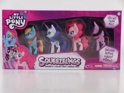 My Little Pony Squeezelings Squeezy Collectible 4 Character Figures MP2352 - Image 1 of 3