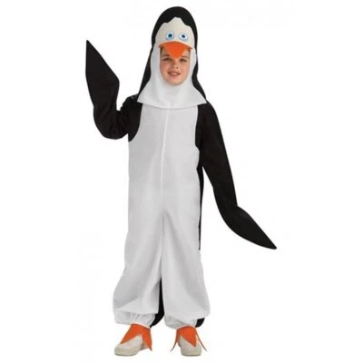Fantasia infantil Halloween vestido fantasia pássaro animal pinguins de Madagascar Kowalski - Imagem 1 de 2