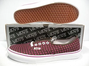 VANS AUTHENTIC LX MELISSA TRAINERS SPORTS MEN SHOES COFFEE/PURPLE SIZE 11.5 NEW - Picture 1 of 6