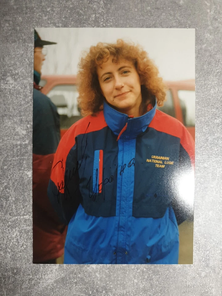 Foto m.Orig.AG Natalia Jakuschenko URS Rodeln 3.WM 90/09 - Team/Einzel Rarität! - Bild 1 von 1