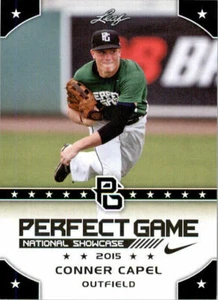 CONNER CAPEL 2015 LEAF "1ST EVER PRINTED" PERFECT GAME ROOKIE CARD!  - Picture 1 of 1
