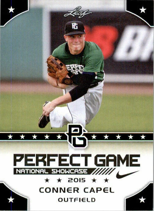 CONNER CAPEL 2015 LEAF "1ST EVER PRINTED" PERFECT GAME ROOKIE CARD!  - Image 1 of 1