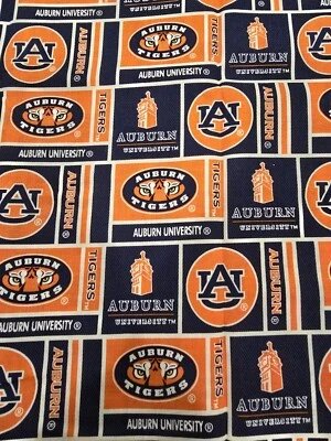 New, Unwashed Sykel Ent. Auburn University Fabric AU 097 31 In. - Image 1 of 4