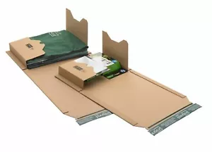 Buch-Verpackung 455x325x-80mm PP B22.18 Universal-Wickelverpackung A 3 - Bild 1 von 1