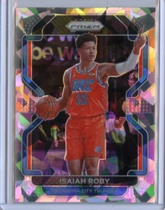2021-22 Panini Prizm Prizms Ice #133 Isaiah Roby - Picture 1 of 1