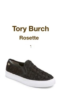 Tory Burch Brown Sneakers Comfortable Stylish Design Size 9.5 - Picture 1 of 7