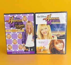 Walt Disney DVD Lot - Hannah Montana The Movie & Who Is Hannah Montana? - EUC! - Picture 1 of 4