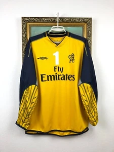 Camiseta de fútbol Chelsea Portero 2002 #1 Camiseta de fútbol rara para hombre talla M - Imagen 1 de 14