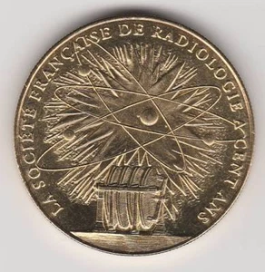 A 2009 TOKEN MEDAILLE SOUVENIR A-B -- 75 007 SOCIETE FRANCAISE DE RADIOLOGIE N°9 - Imagen 1 de 2