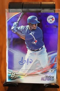 Anthony Alford 2016 Bowman Platinum Perspects púrpura automático #tpa-aa 47/150 - Imagen 1 de 2