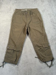 Ethyl Cargo Pants Women’s 6 Olive Green Classics Cotton Cargo Pockets 26x21” - Picture 1 of 14