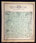 1915 Plat Map Dexter Township Washtenaw County Michigan North West Lake Silver