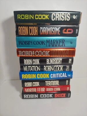 ROBIN COOK Lot Of 10 MEDICAL Thriller Mystery Books All Hardcover Dust Jacket  - Image 1 of 4