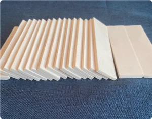 2x Buffalo Bovine Bone Knife Handle Scales Slabs DIY Carving Material 100x30x5mm - Picture 1 of 4