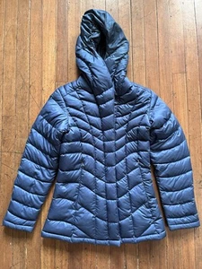Patagonia Jacket Womens XS Blue Goose Down Puffer Downtown Loft - Picture 1 of 8