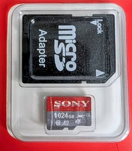 Micro SD Memory Card 1TB (1024GB) Storage with Free SD Card Adaptor - Zdjęcie 1 z 2