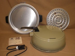 DE COLECCIÓN "ASADOR ELÉCTRICO PORTÁTIL ESPEJO M0475-77" - VERDE AGUACATE - ¡SE VE NUEVO! - Imagen 1 de 21