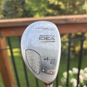 ADAMS IDEA I-WOOD 21* RH 4-IRON HYBRID ALDILA Super SHAFT High Launch - Picture 1 of 7